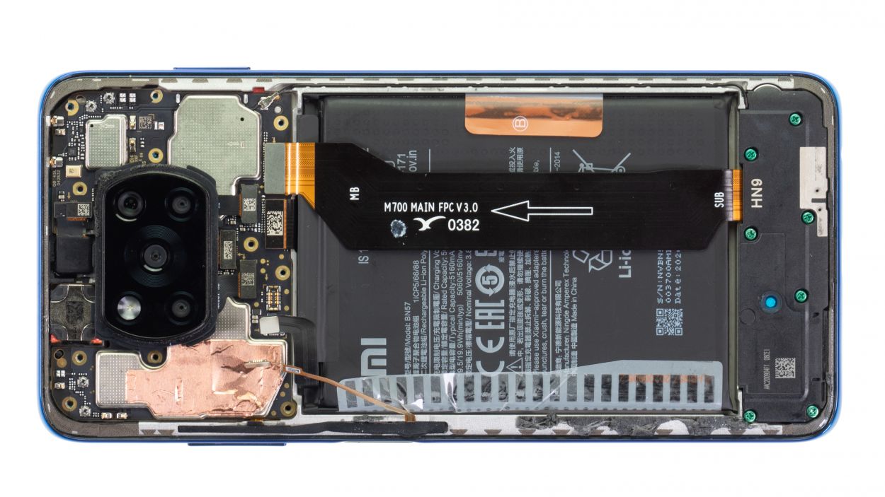 Xiaomi Poco X3 NFC battery replacement - repair guide | iDoc